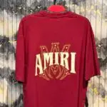 AMIRI Dropshoulder Tshirt-Maroon