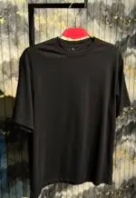 MONEY Vertical Printed Dropshoulder Tshirt-Black - Image 4