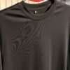 MONEY Vertical Printed Dropshoulder Tshirt-Black
