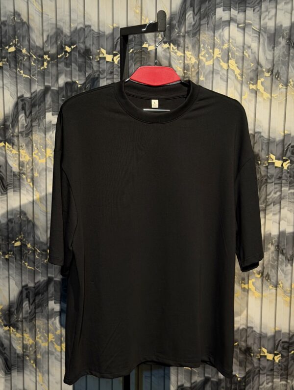 WHISKEY & SNAKE Printed (Back) Dropshoulder Tshirt-Black