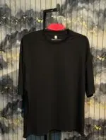 WHISKEY & SNAKE Printed (Back) Dropshoulder Tshirt-Black - Image 2