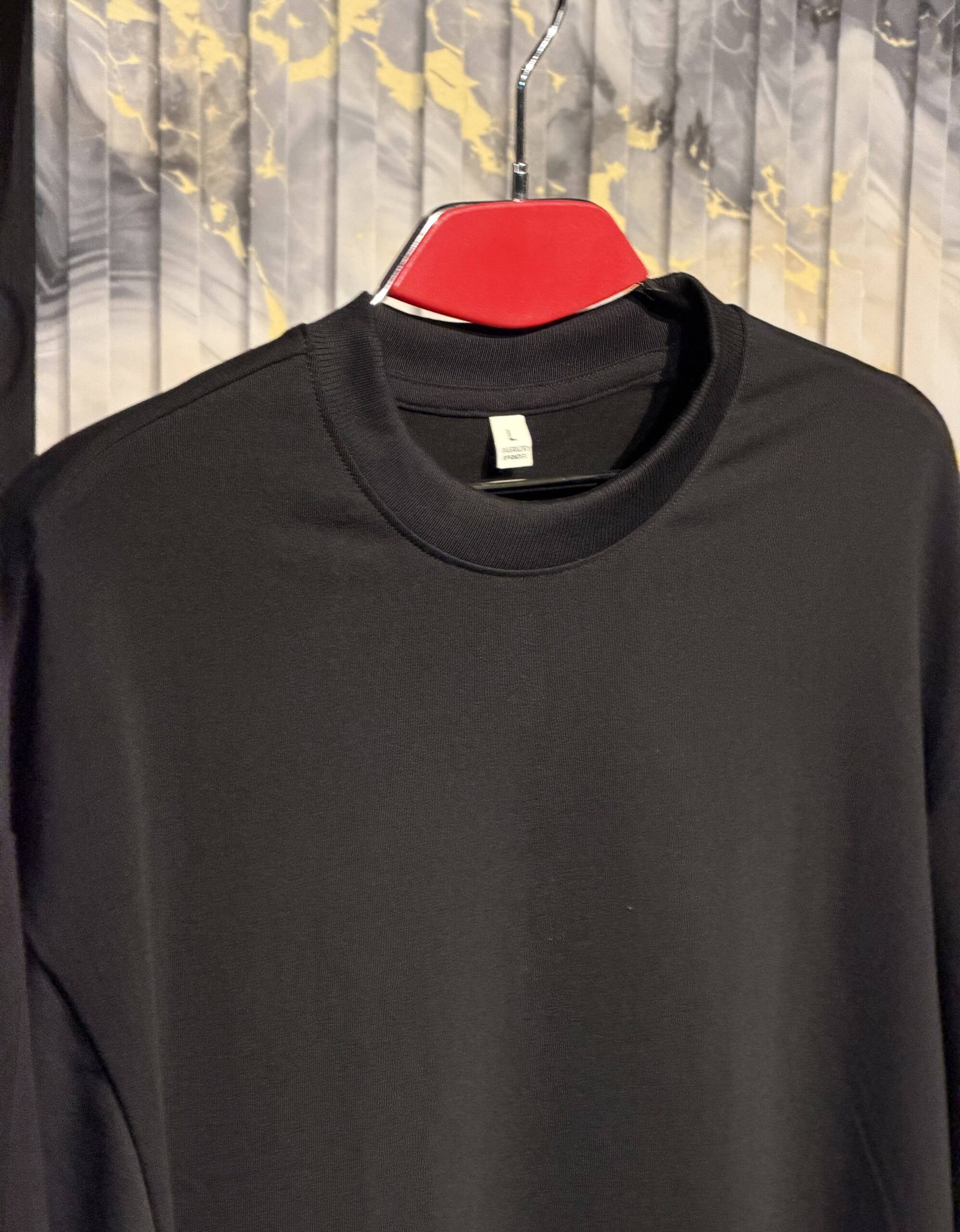 WHISKEY & SNAKE Printed (Back) Dropshoulder Tshirt-Black