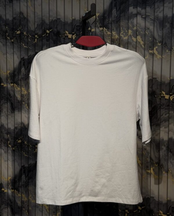 GOKU Printed (Back) Dropshoulder Tshirt-White