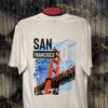 SAN FRANCISCO x FREEDOM Printed (Front & Back) Regular Tshirt-White