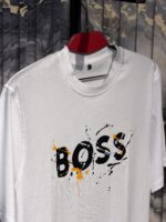 BOSS Printed (Front) Regular Tshirt-White - Image 2