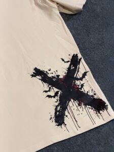 Abstract X Graphic Tee - Image 2